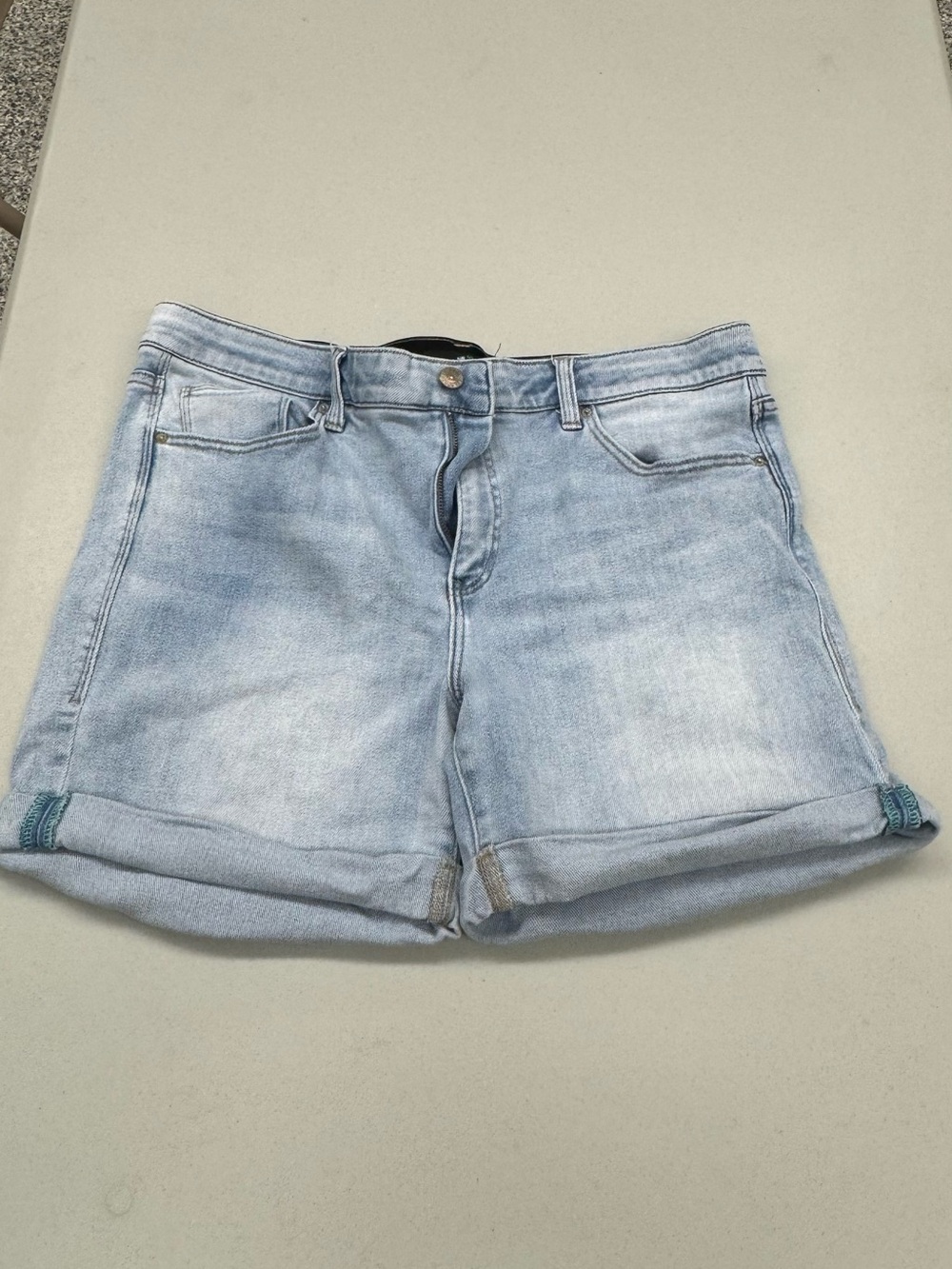 LuLaRoe Light Blue Rolled Cuff Denim Shorts